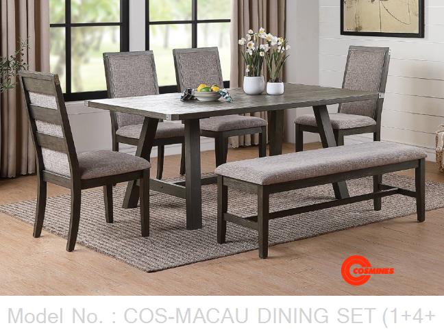 COS-MACAU DINING SET (1+4+1)